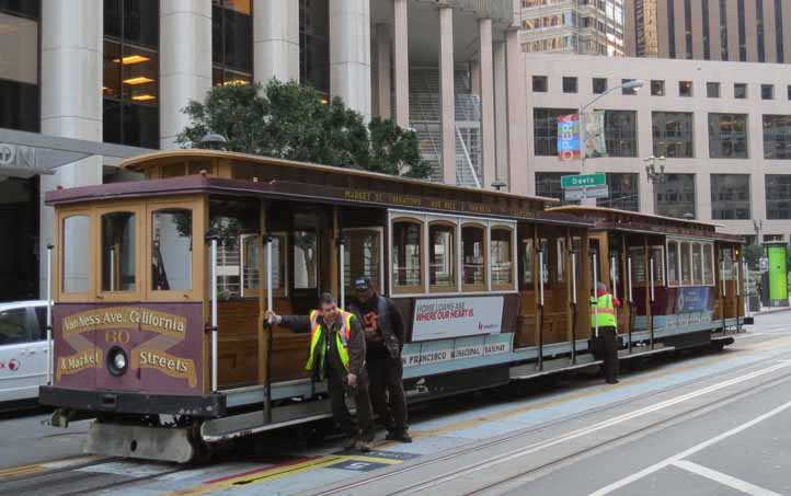 San Francisco California cable car 60